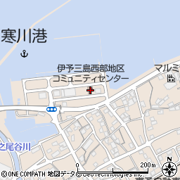伊予三島西部地区コミュニティセンター周辺の地図