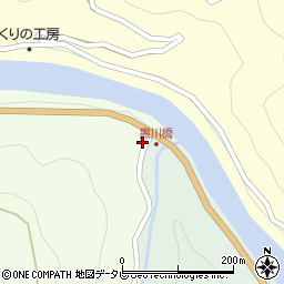 徳島県三好市山城町八千坊392周辺の地図