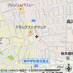 伊予銀行いよぎんＳＭＡＲＴｐｌｕｓ高津周辺の地図