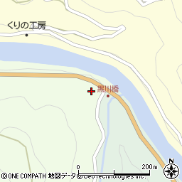 徳島県三好市山城町八千坊398周辺の地図