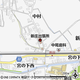 柳井市新庄出張所周辺の地図