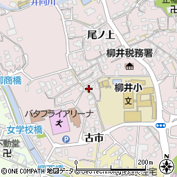山口県柳井市柳井尾ノ上周辺の地図