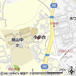 山口県宇部市小串小串台周辺の地図