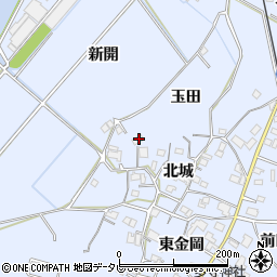 徳島県小松島市立江町玉田周辺の地図