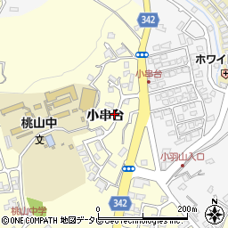 山口県宇部市小串小串台652-15周辺の地図