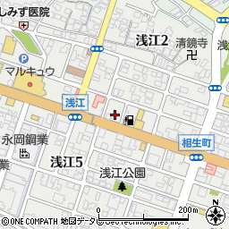 丸亀製麺光店周辺の地図