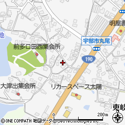 山口県宇部市東岐波1064周辺の地図