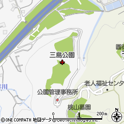 三島公園周辺の地図