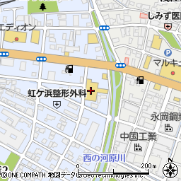 株式会社コスモス薬品　ディスカウントドラッグコスモス虹ケ浜店周辺の地図