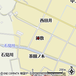 徳島県小松島市坂野町斜敷周辺の地図