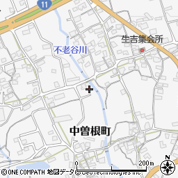 愛媛県四国中央市中曽根町2259周辺の地図