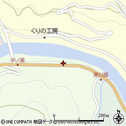 徳島県三好市山城町八千坊386-3周辺の地図