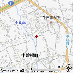 愛媛県四国中央市中曽根町1817-2周辺の地図