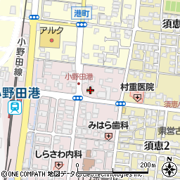 ローソン小野田北竜王町店周辺の地図