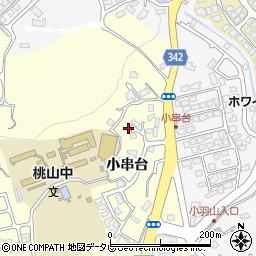 山口県宇部市小串小串台652-35周辺の地図