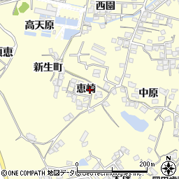 山口県宇部市東須恵恵崎2821周辺の地図