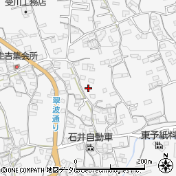愛媛県四国中央市中曽根町1380周辺の地図