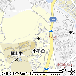 山口県宇部市小串小串台652-26周辺の地図