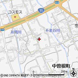 愛媛県四国中央市中曽根町2409周辺の地図