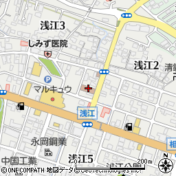 浅江コミュニティーセンター周辺の地図