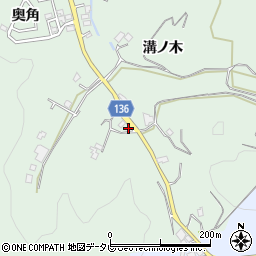 徳島県小松島市田野町溝ノ木周辺の地図