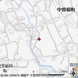 愛媛県四国中央市中曽根町777周辺の地図