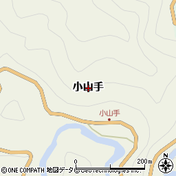 奈良県吉野郡十津川村小山手周辺の地図