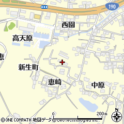 山口県宇部市東須恵恵崎2791周辺の地図