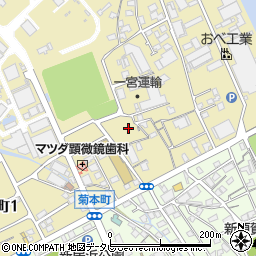 一宮運輸株式会社　物流センター　新居浜菊本倉庫周辺の地図