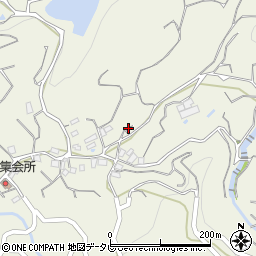 愛媛県四国中央市上柏町周辺の地図