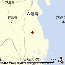 山口県下関市六連島212周辺の地図