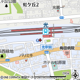 光駅前交番周辺の地図