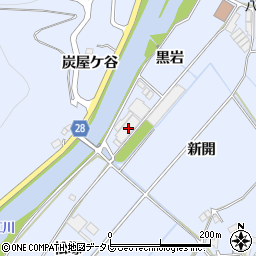 徳島県小松島市立江町黒岩1-5周辺の地図