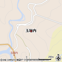 奈良県吉野郡十津川村玉垣内周辺の地図