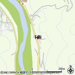 徳島県徳島市飯谷町干飯周辺の地図