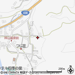 徳島県名西郡神山町神領本上角244周辺の地図
