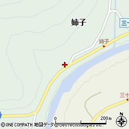 和歌山県日高郡日高川町姉子92周辺の地図