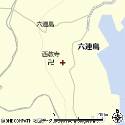 山口県下関市六連島177周辺の地図