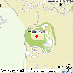 一里山公園周辺の地図