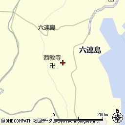 山口県下関市六連島161周辺の地図