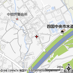 愛媛県四国中央市中曽根町112-2周辺の地図