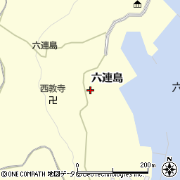 山口県下関市六連島154周辺の地図