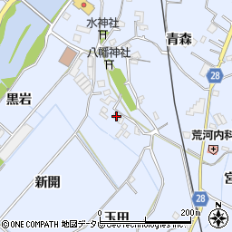 徳島県小松島市立江町新開周辺の地図