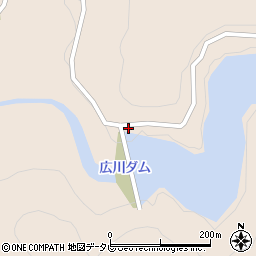 広川ダム情報周辺の地図