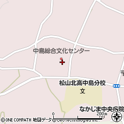 中島総合文化センター　ホール周辺の地図