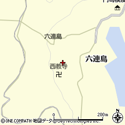 山口県下関市六連島133周辺の地図