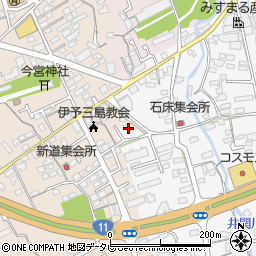 愛媛県四国中央市中曽根町2553-4周辺の地図