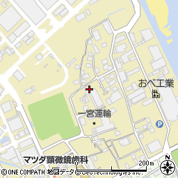 一宮運輸株式会社　オペレーションサービス部ＣＳ周辺の地図