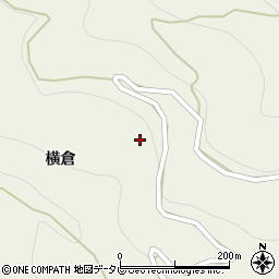 徳島県名西郡神山町下分横倉周辺の地図