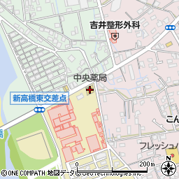 新居浜中央薬局周辺の地図